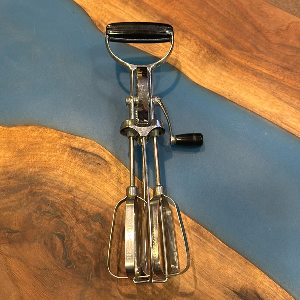 Vintage Stainless Steel Hand Mixer